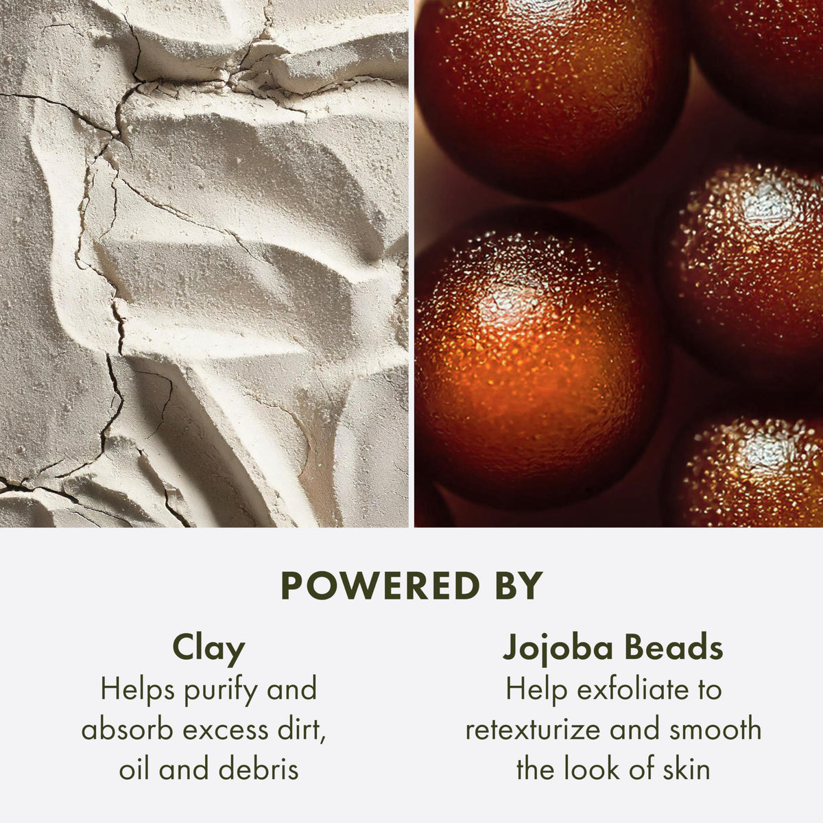 Origins Original Skin mask jojoba beads detail illustrating gentle exfoliation.