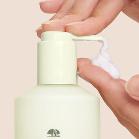 Origins Precipitation lotion pump dispenses easy-to-use moisturizer.