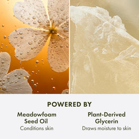Origins Vegan and naturally derived badge signals clean beauty attributes.