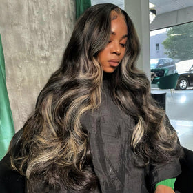 Orijodie 13x6 ombre lace front wig with natural look and easy styling