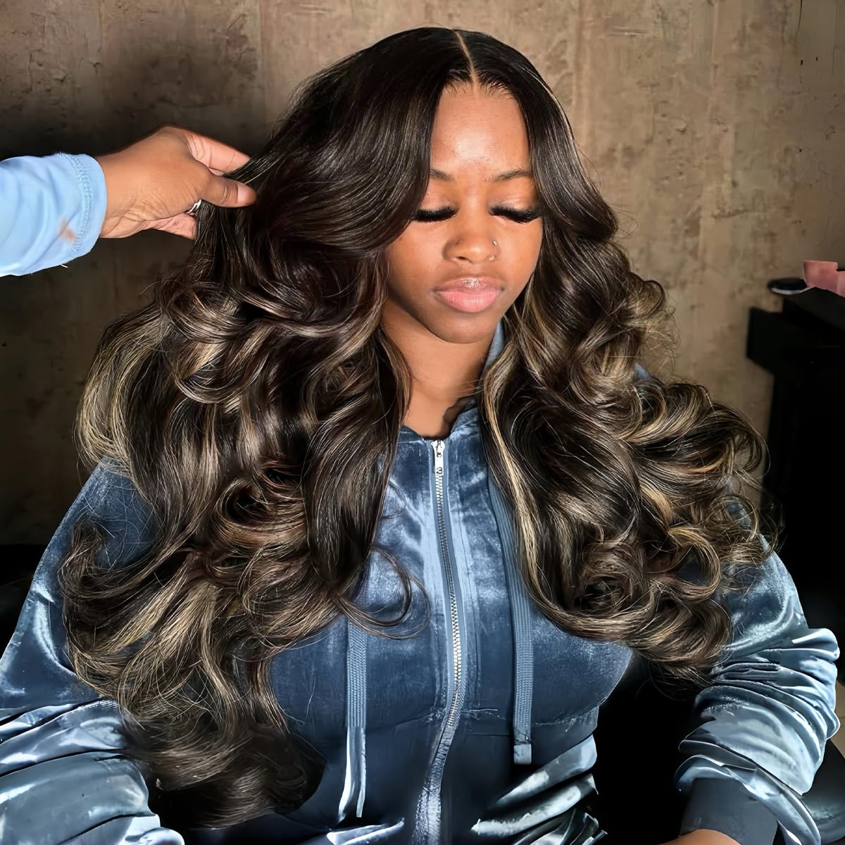 Orijodie pre-plucked hairline wig ready to style