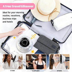 Orista Finds diffuser reduces frizz and defines curls in real life.