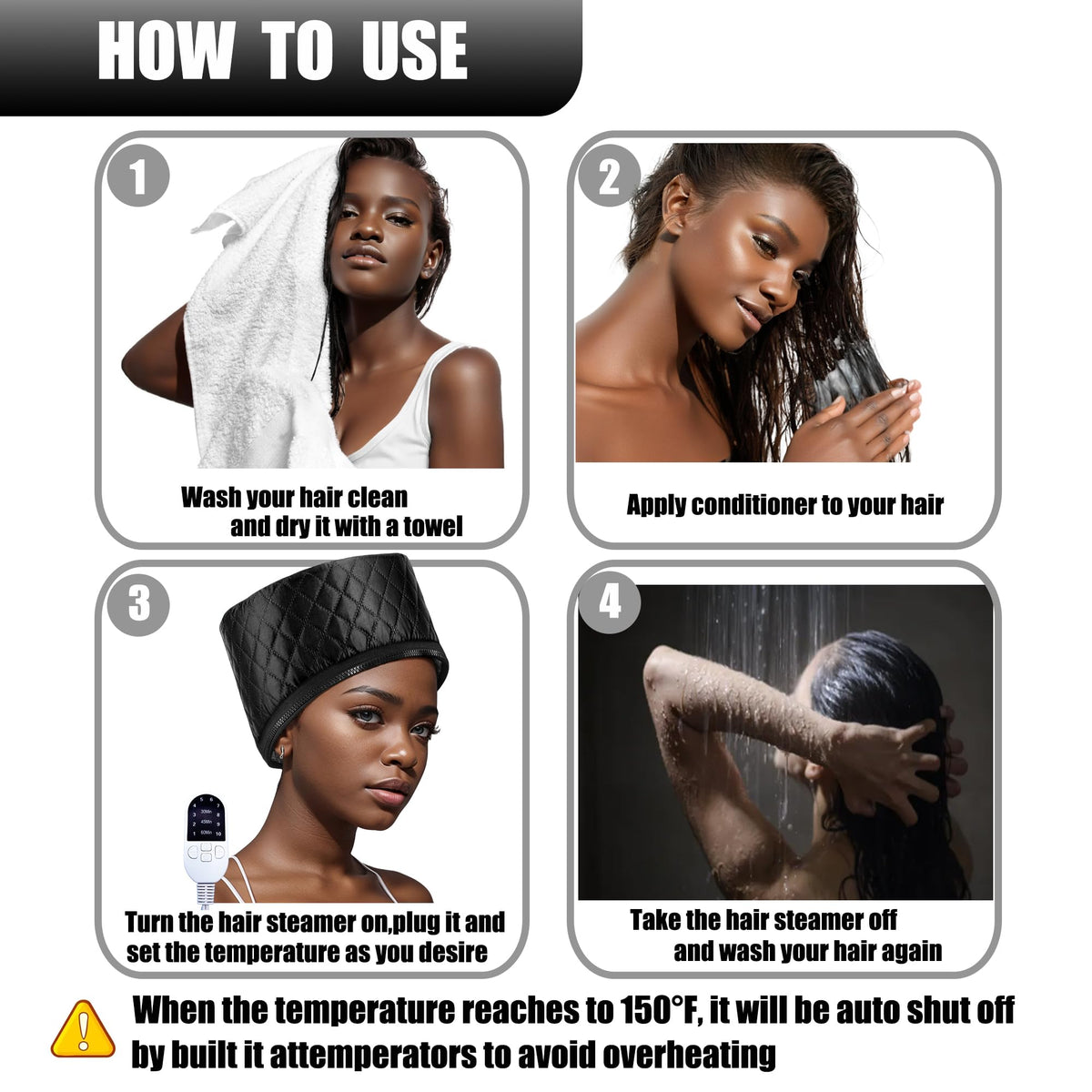 Orjiadian Heat Cap portable design for travel-friendly conditioning