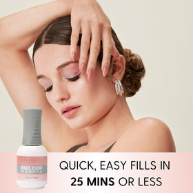 Orly GELFX Builder application brush image highlighting smooth self-leveling coverage