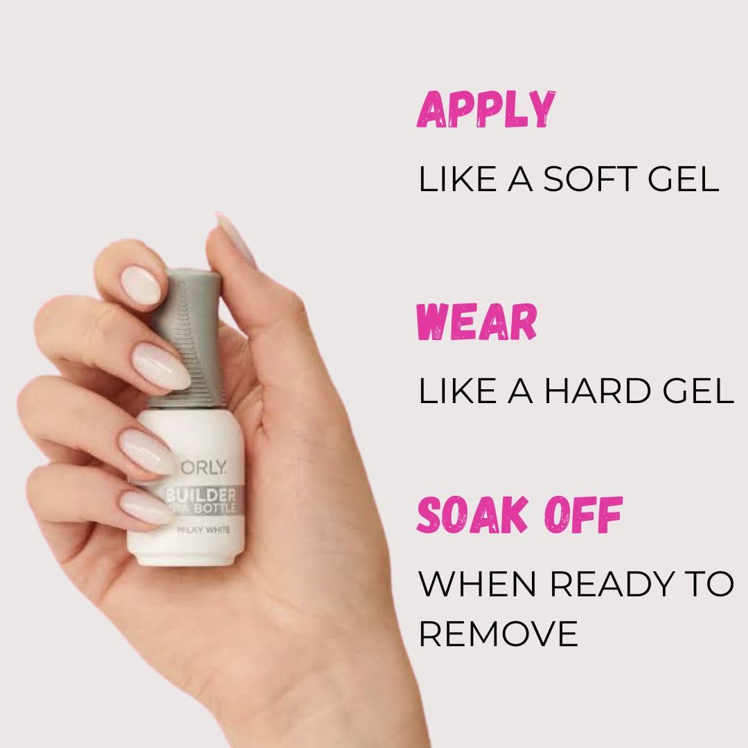 Orly GELFX Builder in a Bottle USA-made packaging close-up.