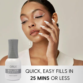 Orly GELFX Builder in a Bottle soak-off formula facilitates faster removal.