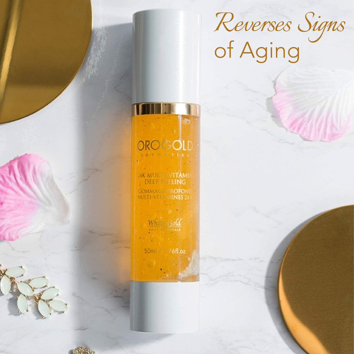 OROGOLD spa like weekly exfoliation routine