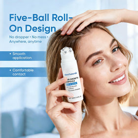 Orrenaturals hydrating scalp care close-up emphasizing comfort.