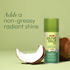 ORS Alcohol-free sheen spray adds healthy shine to braids.