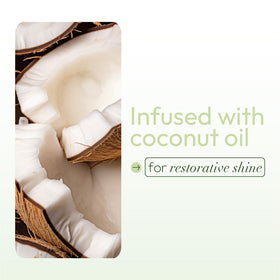 ORS Coconut-infused formula delivers luminous, non-greasy finish.