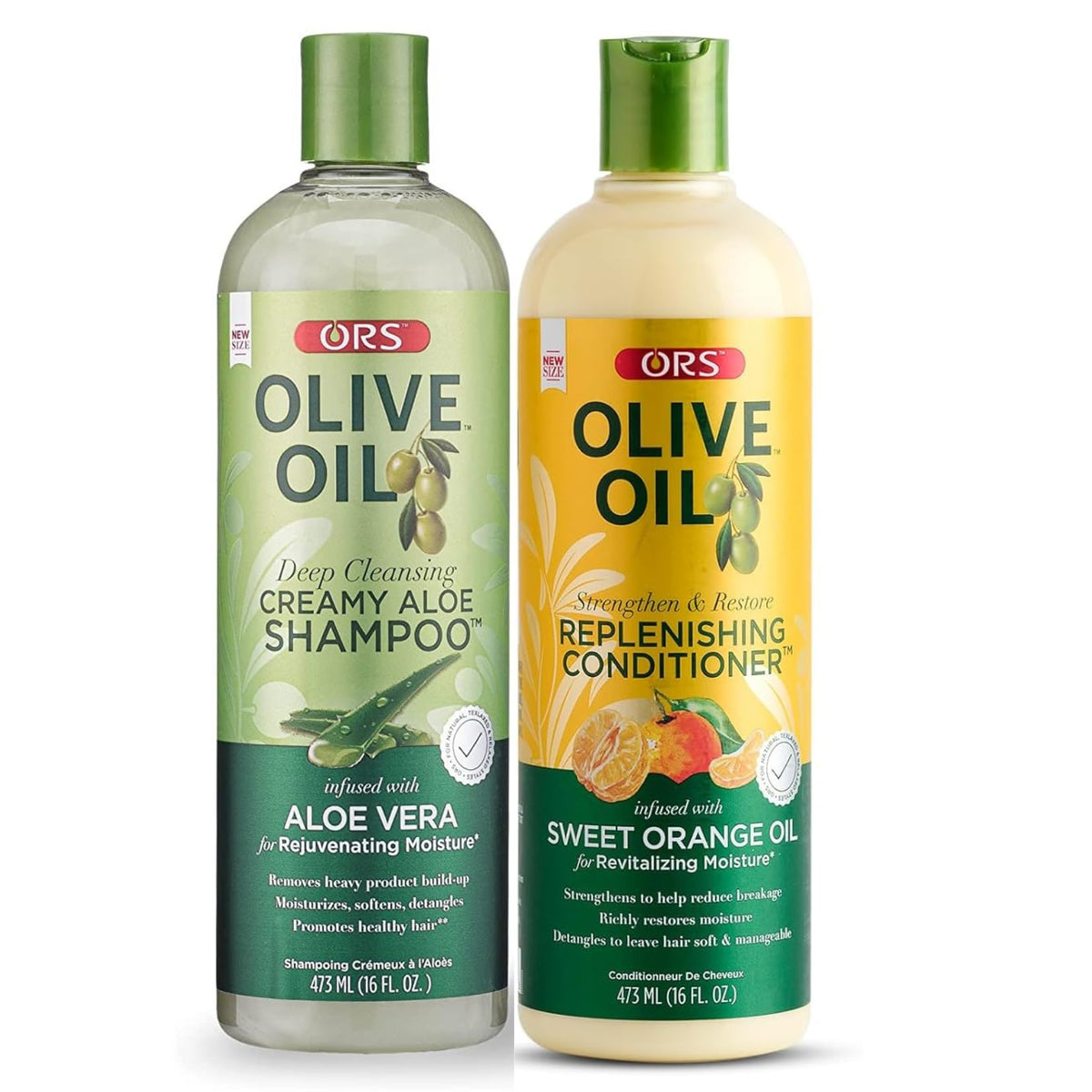 ORS Olive Oil Aloe Shampoo bottle for nourishing cleanse and shine