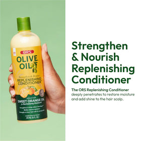 ORS Olive Oil Aloe Vera ingredients card highlights moisture benefits