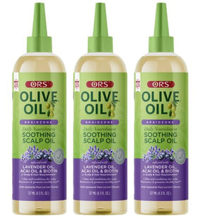 ORS Olive Oil Braidzone bottle pour for easy on-the-go scalp care