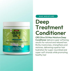 Rice Water and Electrolytes formula enriching dry strands in ORS conditioner