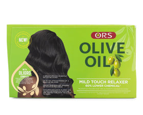ORS Olive Oil Mild Touch Relaxer application steps for easy, controlled use