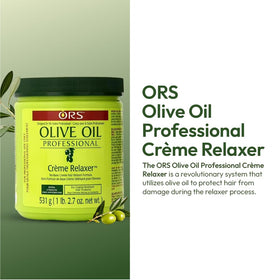 ORS Olive Oil Professional Creme Relaxer in use for easier application