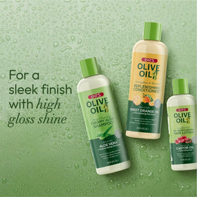 ORS Olive Oil Shampoo foam lather ready for cleansing routine