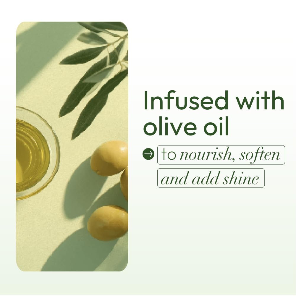 Hair receives sustained moisture for a glossy, manageable finish.