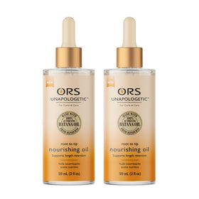 ORS Unapologetic Oil bottle pour for quick curl nourishment
