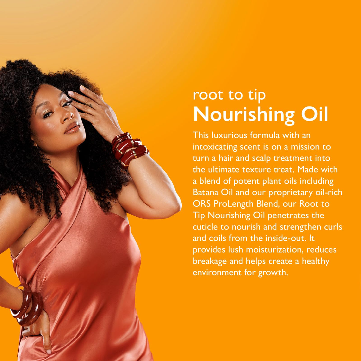 Scalp care moment with fast absorbing ORS oil