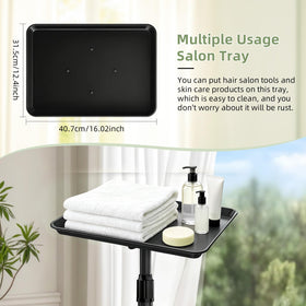 ORSUCCDE adjustable-height tray with quick ring lock for versatile use.
