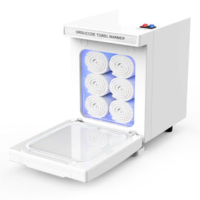 ORSUCCDE hot towel warmer front view, compact spa cabinet for clinics