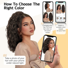 ORSUNCER ponytail provides all-day comfort and secure hold for everyday wear