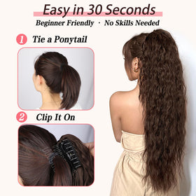 ORSUNCER fluffy synthetic strands feel soft and realistic.