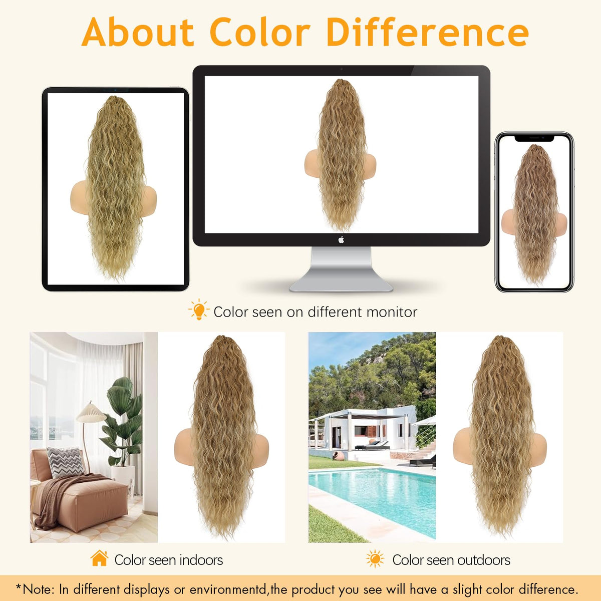 ORSUNCER soft synthetic fibers yield a natural feel and comfortable wear.