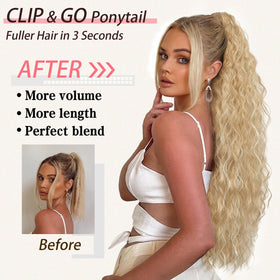ORSUNCER ponytail fiber swatch soft texture highlights realistic shine and comfortable touch.