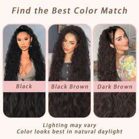 ORSUNCER curl-rich ponytail – adds volume for parties and photos