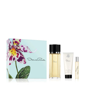 Oscar de la Renta Oscar Signature Eau de Toilette bottle on a vanity for a refined morning ritual