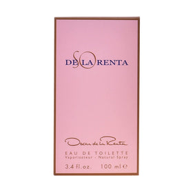 Oscar de la Renta So de la Renta box—premium packaging and day-long fragrance.