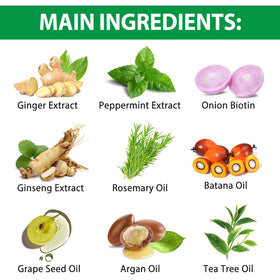 O.SECERT Batana Oil Shampoo close-up with natural ingredients list