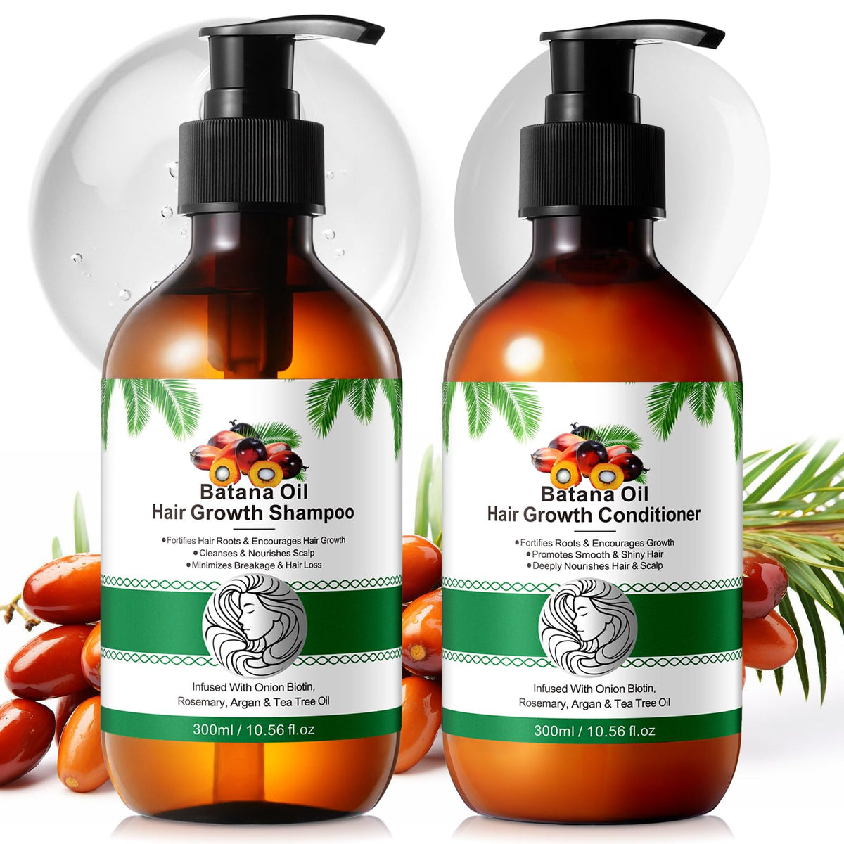 O.SECERT Batana Oil Shampoo bottle front for lasting hydration