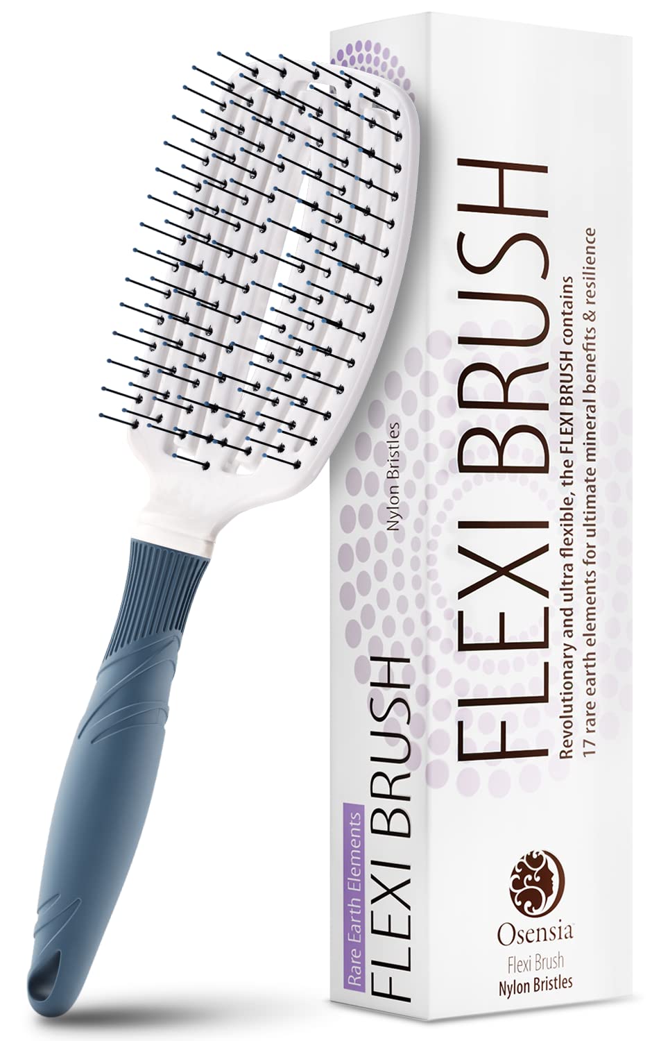 Osensia detangling brush for curly hair smoothing knots gently