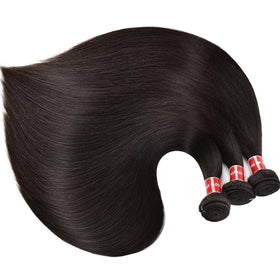 Oshiney dye-bleach-compatible straight hair ready for color creativity.