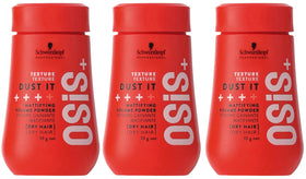 OSiS+ Dust It matte powder adds lift and texture at the roots.