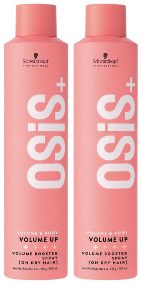 OSiS+ Volume Up bottle front view showing lightweight lift for natural movement