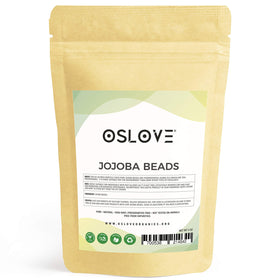 Oslove Organics smooth-edged beads reduce micro-tears during exfoliation