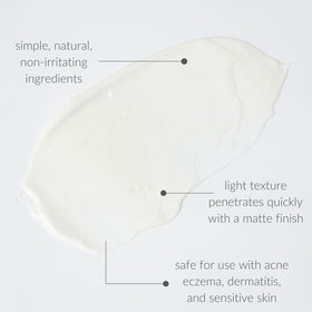 Osmia cream texture shows silky, easy-apply consistency