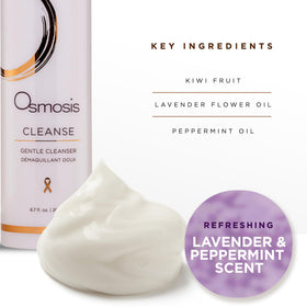 Label highlights copper gluconate in OSMOSIS Cleanse formula
