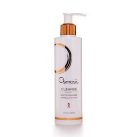OSMOSIS Cleanse bottle showing gentle gel for dry, sensitive skin