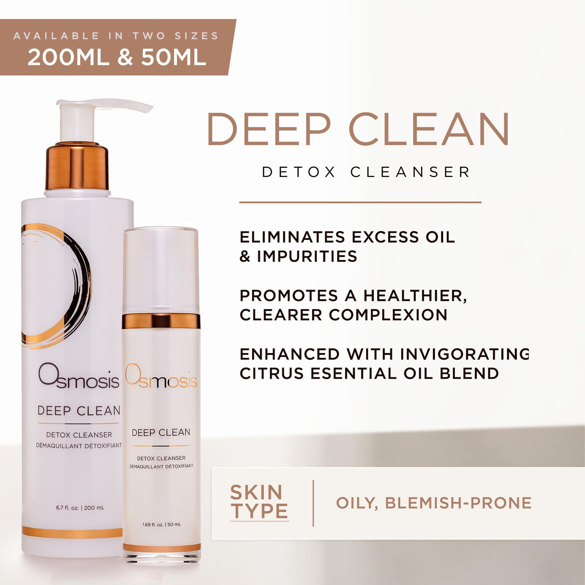 Close-up of citrus oils in Osmosis Deep Clean for a refreshing cleanse