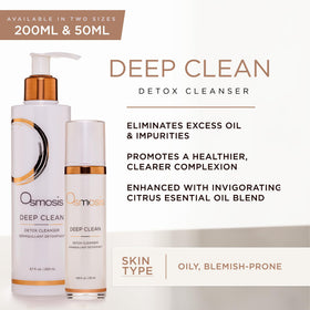 Close-up of citrus oils in Osmosis Deep Clean for a refreshing cleanse