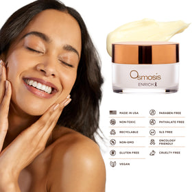 OSMOSIS Enrich Night Repair Cream ingredients swirl.