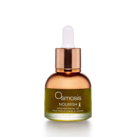 OSMOSIS Nourish avocado oil bottle — daily hydration for dry skin.