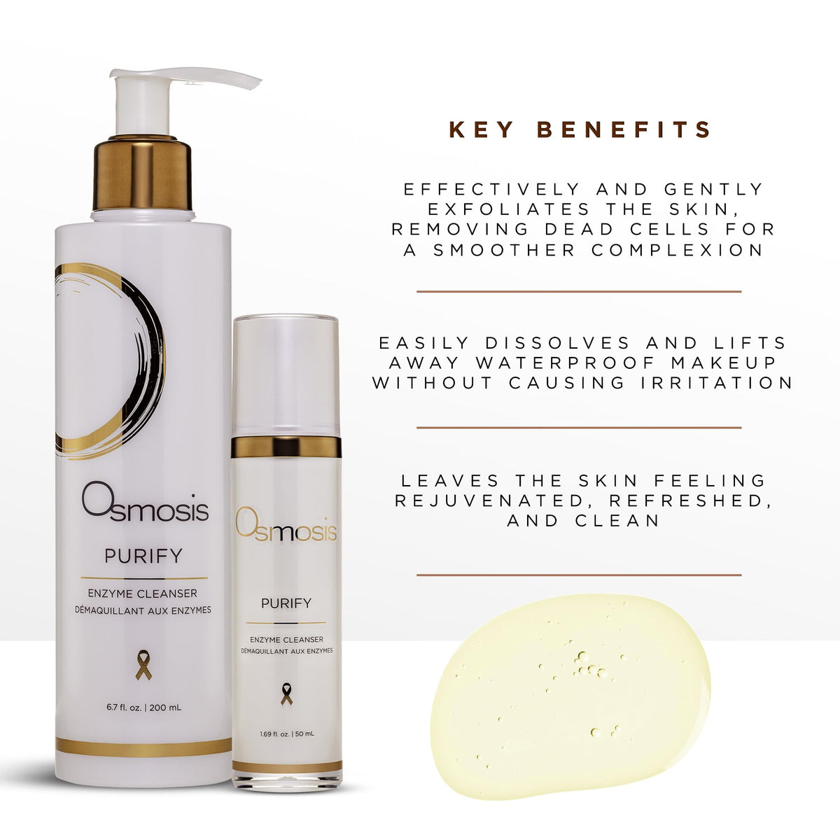 OSMOSIS Purify cleanser in the morning routine to prep skin for the day