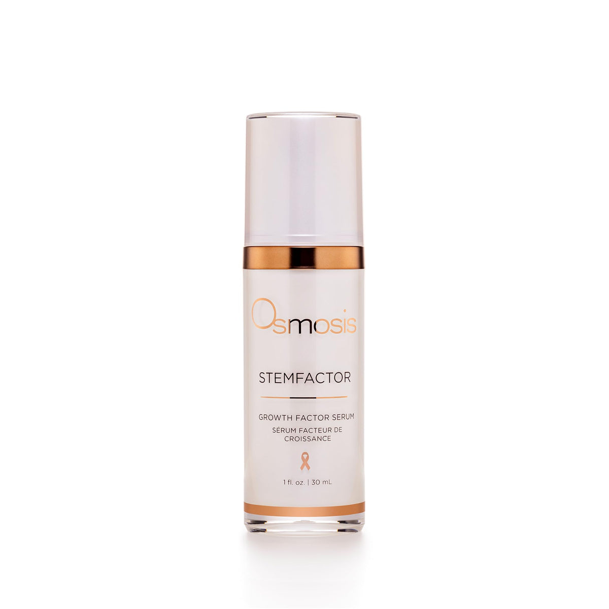 OSMOSIS StemFactor serum bottle for daily renewal on display