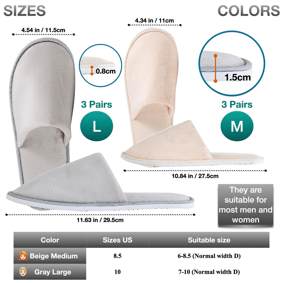 OSTADARRA slippers with non-slip EVA sole ensuring safe indoor traction.